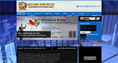 Desktop Screenshot of egoldtrade.com
